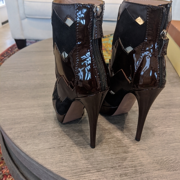 Missoni Chevron peeptoe boots 37.5 stunning! - Picture 5 of 16